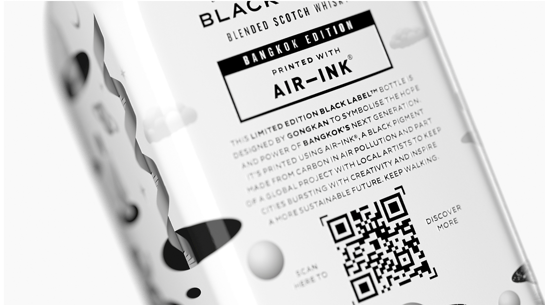 Diageo Johnnie Walker Black x AIR-INK press release