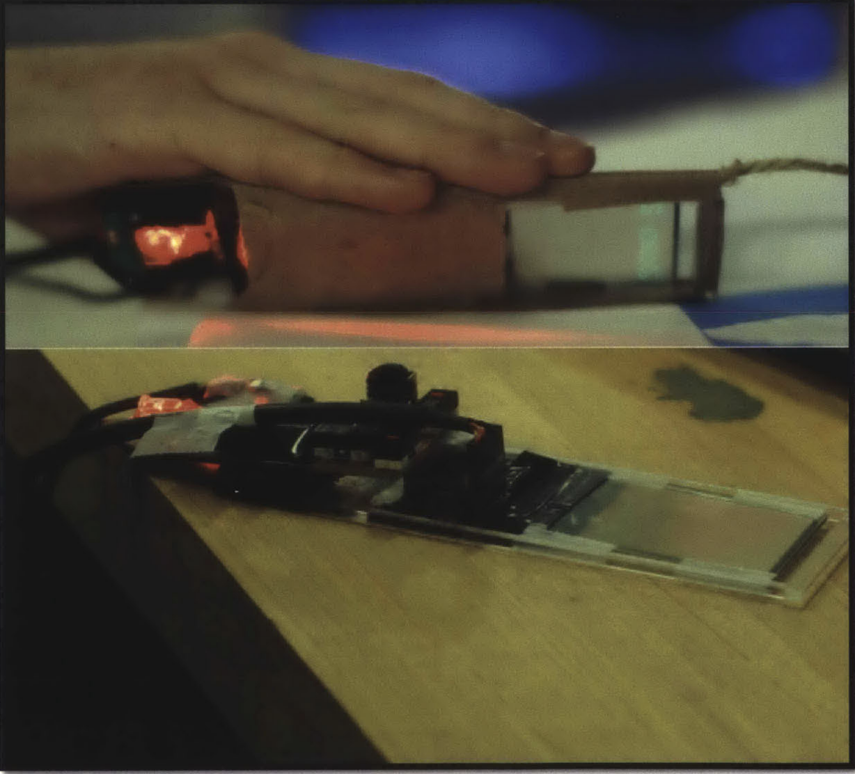 LittleAR hardware assembly and system diagram